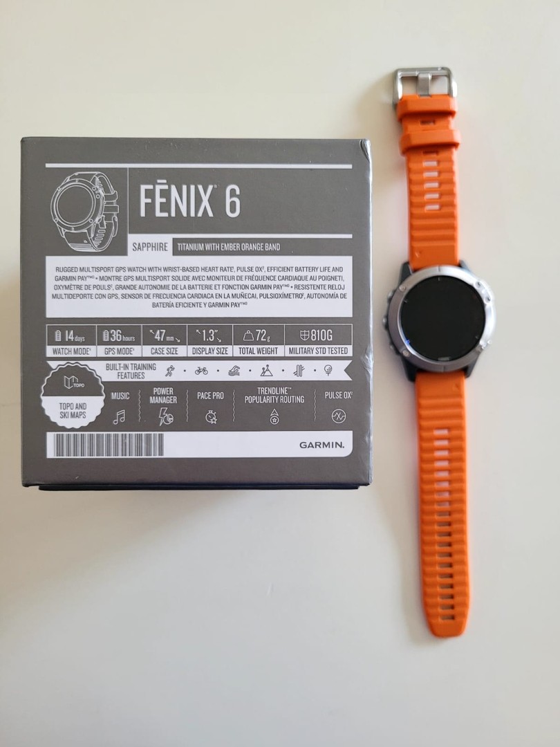otros electronicos - GARMIN FĒNIX 6 (SAPPHIRE)
Premium Multisport GPS Watch
