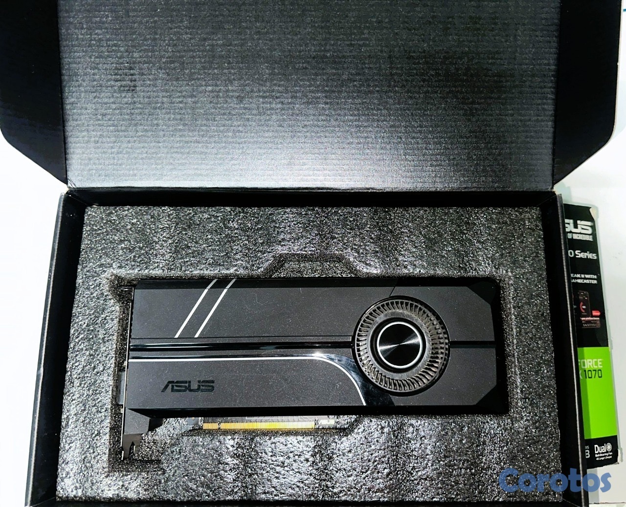 consolas y videojuegos - 🔥 GTX ASUS 1070 8GB GDDR5 Tarjeta grafica TURBO en su caja original!  🎮🔥 4