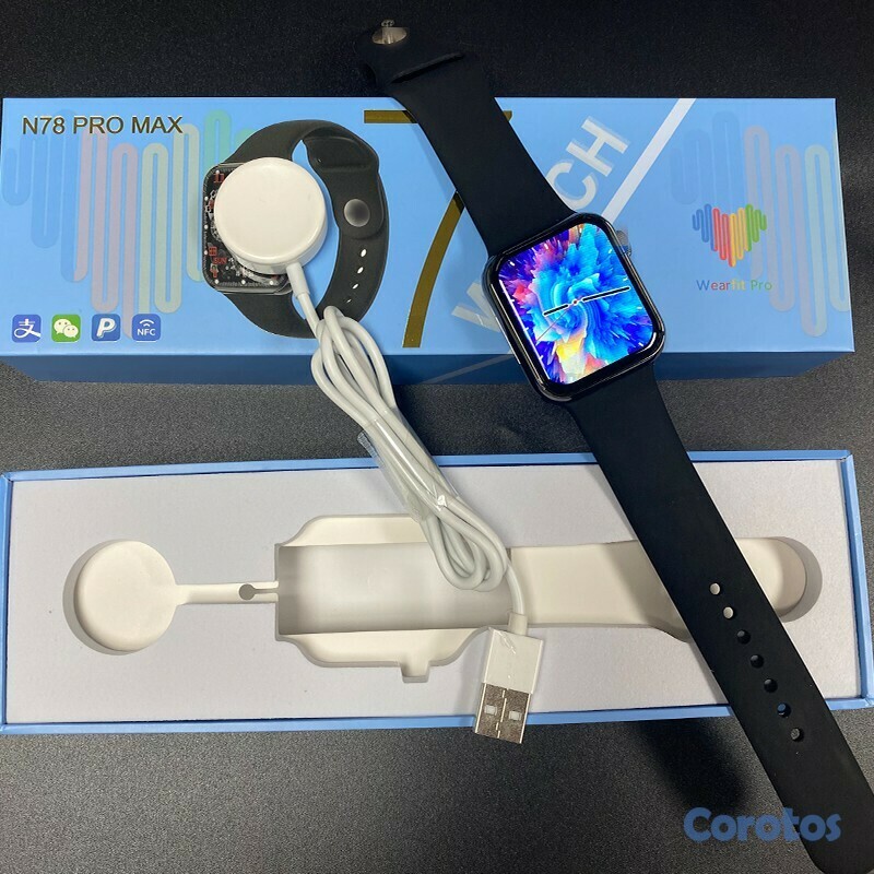 accesorios para electronica - Reloj inteligente N78 PROMAX serie 7 con carga inalambrica 45 mm
 2