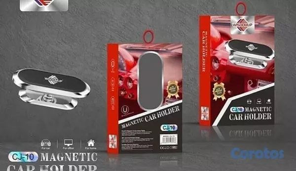 accesorios para electronica - Soporte universal de celular para carro magnetico con adhesivo CJ-10 7