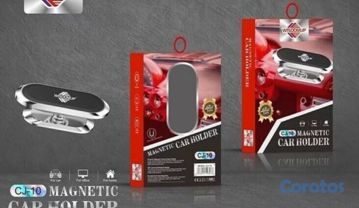accesorios para electronica - Soporte universal de celular para carro magnetico con adhesivo CJ-10 7