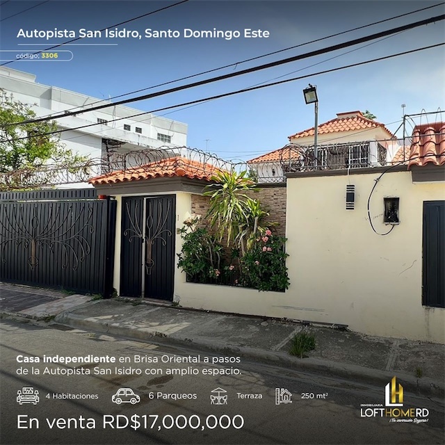 casas - Venta de casa en la autopista de san Isidro con 366mts Santo Domingo