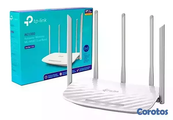 otros electronicos - ROUTER TP-LINK TL-ARCHER C60 AC1350  2