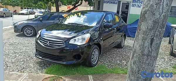 carros - MITSUBISHI MIRAGE 2017 NEGRO 5