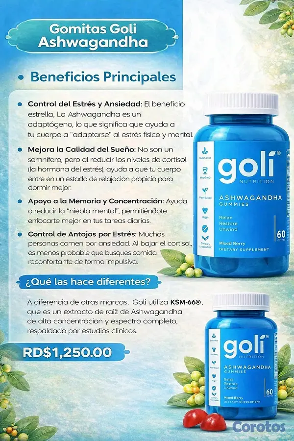 Salud y Equipamiento Médico - Vitaminas GOLI  4