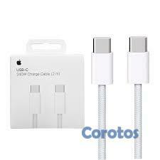 accesorios para electronica - CABLE USB TIPO C A TIPO C IPHONE 15 PRO MAX CERTIF