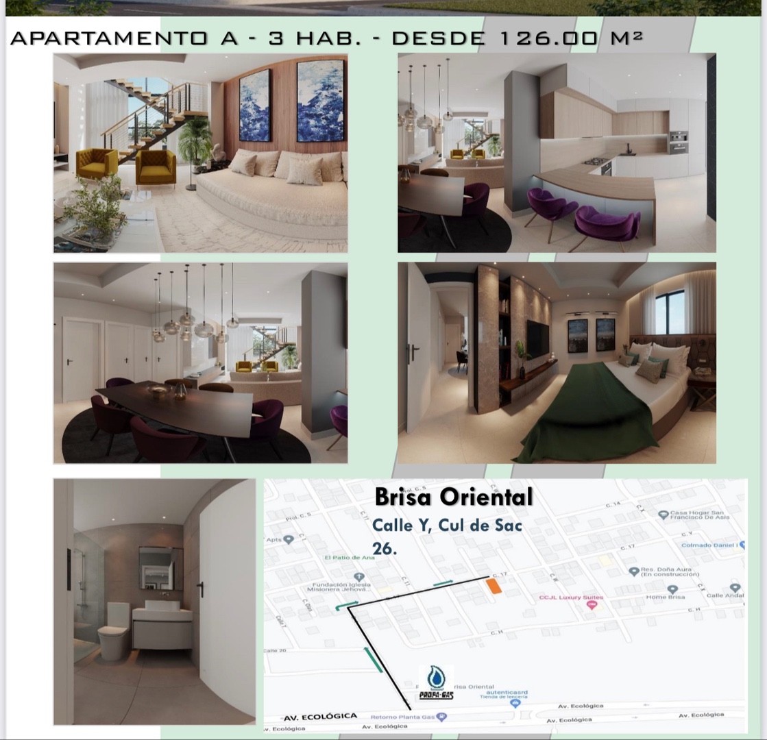 apartamentos - Venta de apartamento en la autopista de san Isidro brisa oriental  7