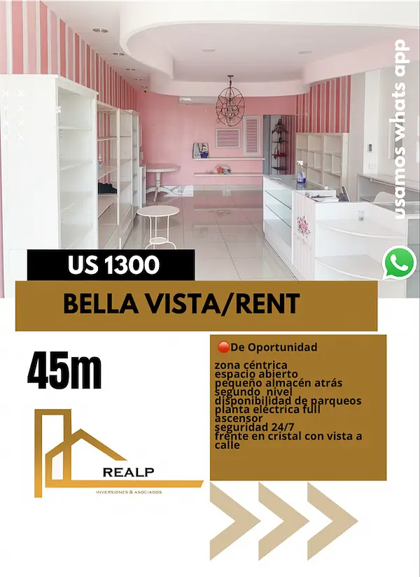 oficinas y locales comerciales - Local en bella vista moderno  1