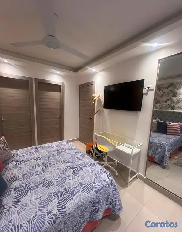apartamentos - Vendo en Crisfer Punta Cana 1 hab, 4to piso, ascensor, completamente amueblado 8