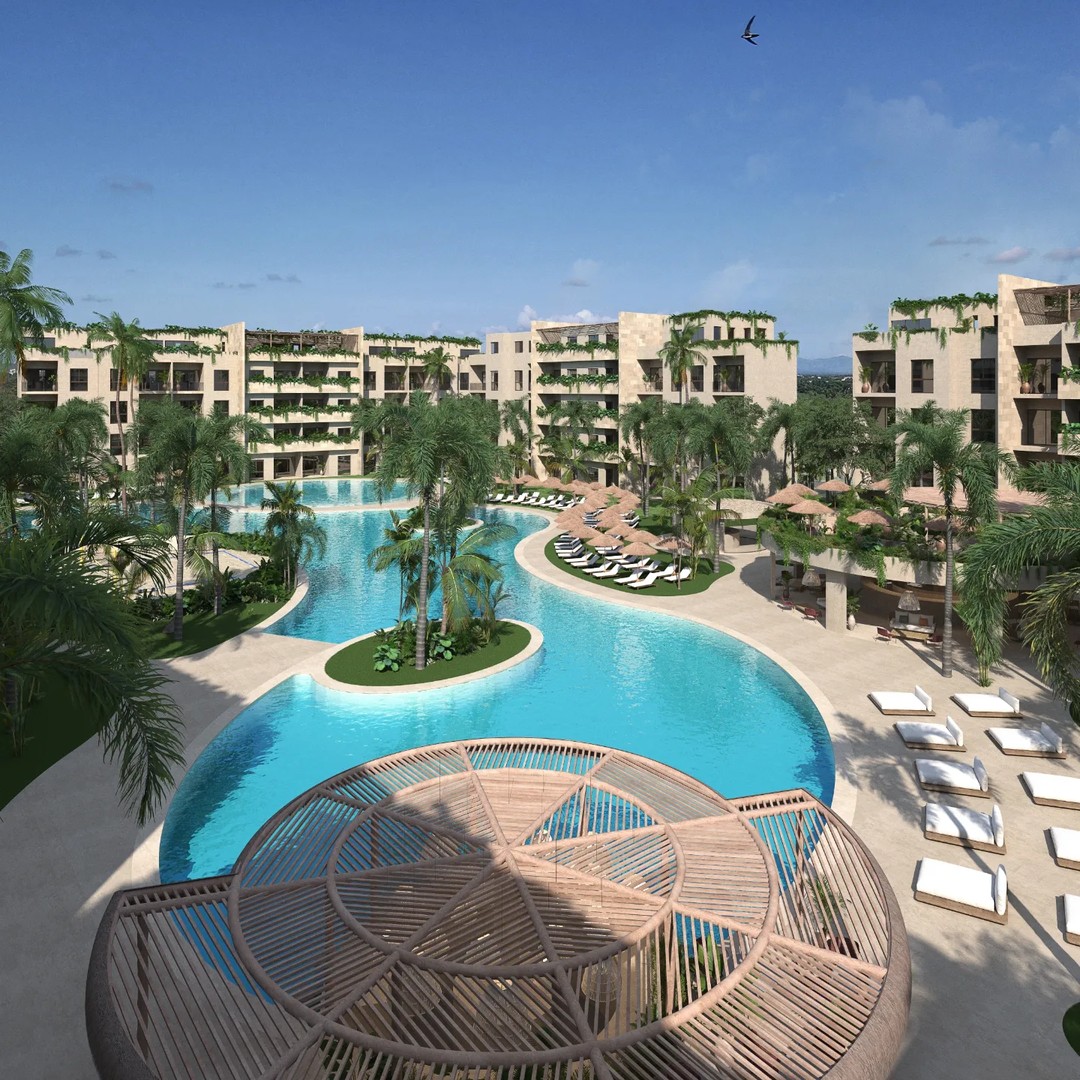 Apartamentos y villas en venta en Bávaro Punta Cana a 500 metros de la playa  7