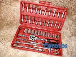 herramientas, jardines y exterior - Set Completo de Llaves de Tubo de 46 Piezas  1