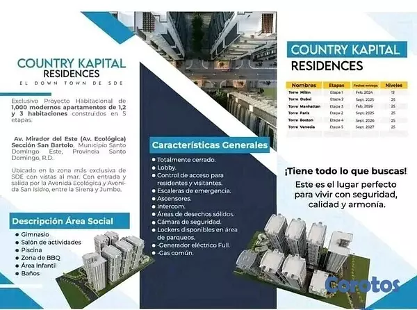 apartamentos -  ! DIOS! Ecológica, HERMOSAS Torres gemelas Con Vista al Mar.  8