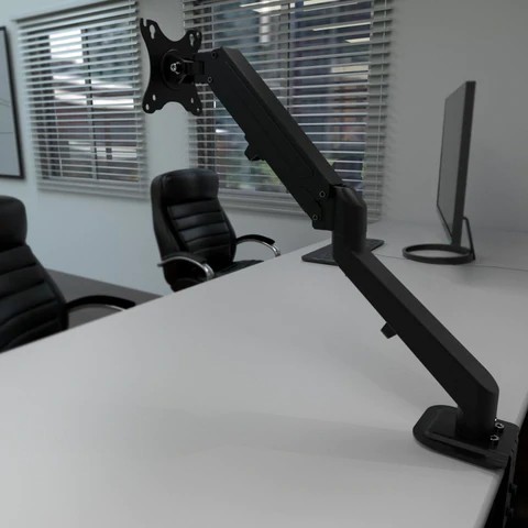 impresoras y scanners - SOPORTE KLIPX CON MECANISMO PARA MONITOR 17-27" NEGRO BRACKET SLIM CARGA 6.5KGS  2