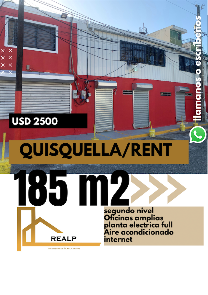 oficinas y locales comerciales - Local amplio segundo nivel ens Quisquella