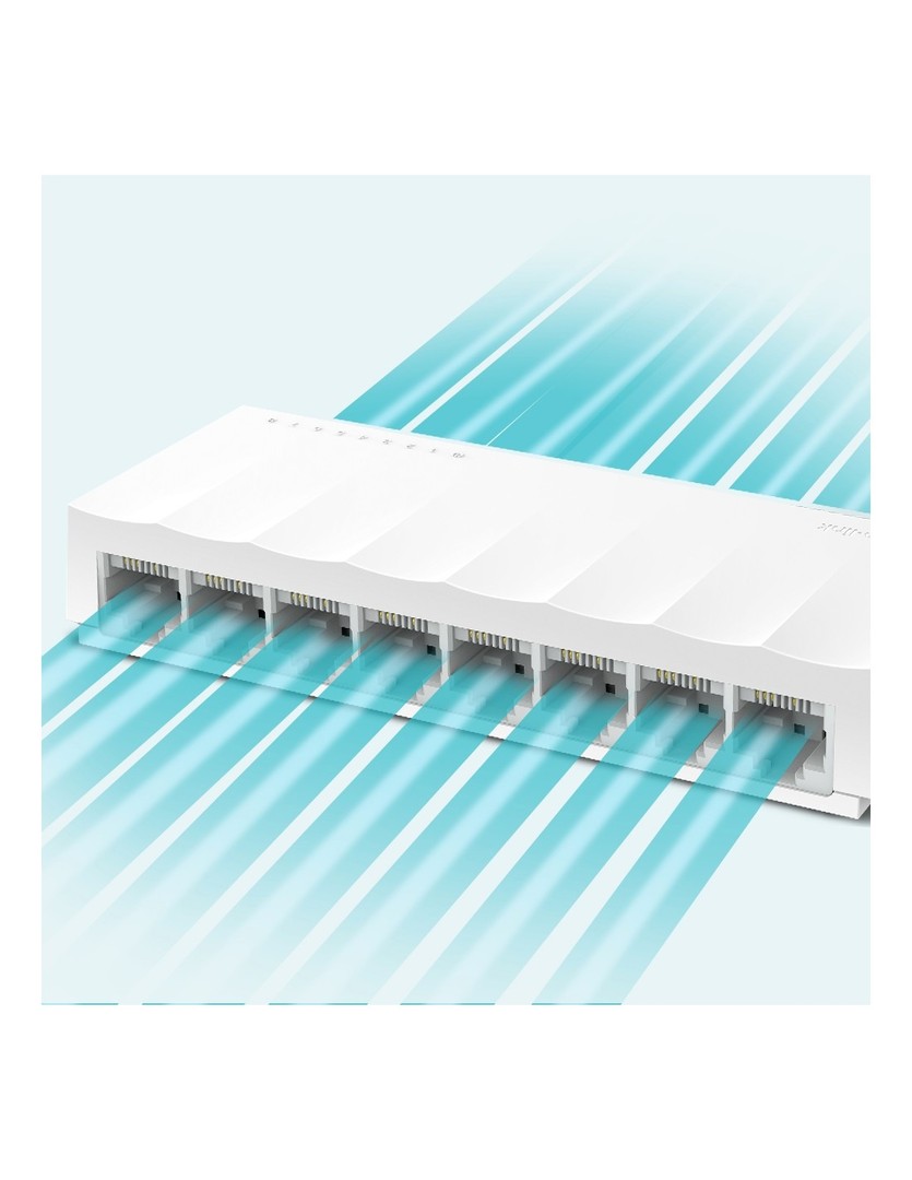 accesorios para electronica - Switch de escritorio TP-Link de 8 puertos 10/100Mbps LS1008 3