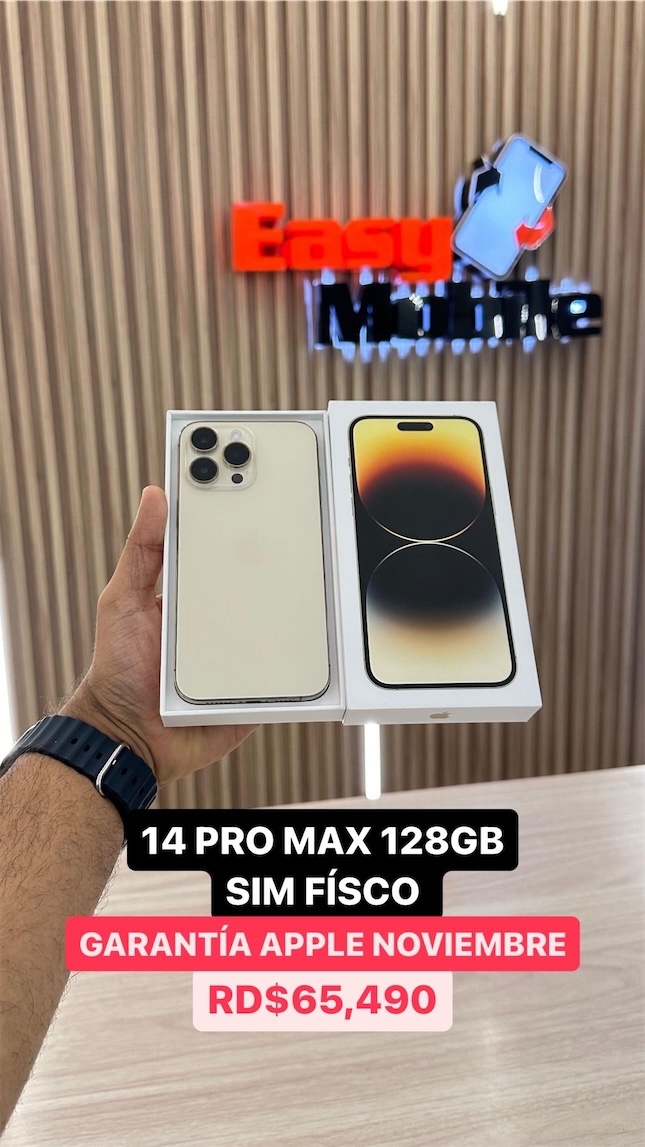 celulares y tabletas - iPHONE 14 PRO MAX 128GB SIM FISICO  0