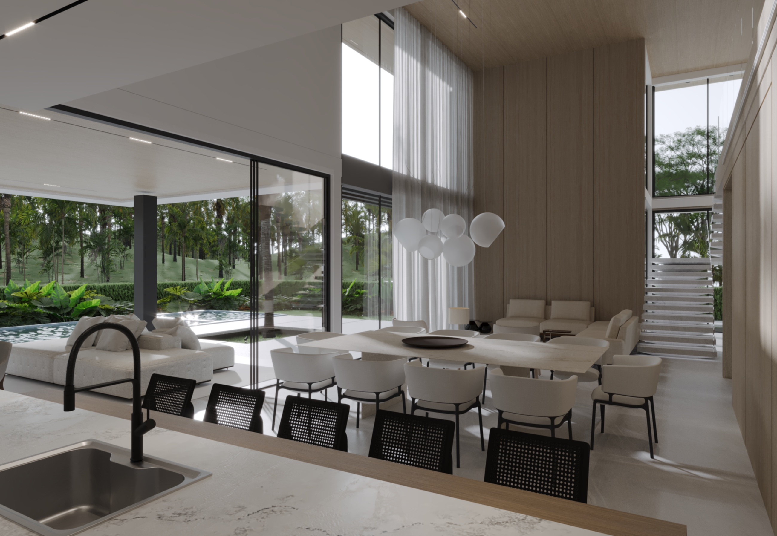 casas vacacionales y villas - VILLA LUXURY RESIDENCIAS DEL PARQUE 60 4