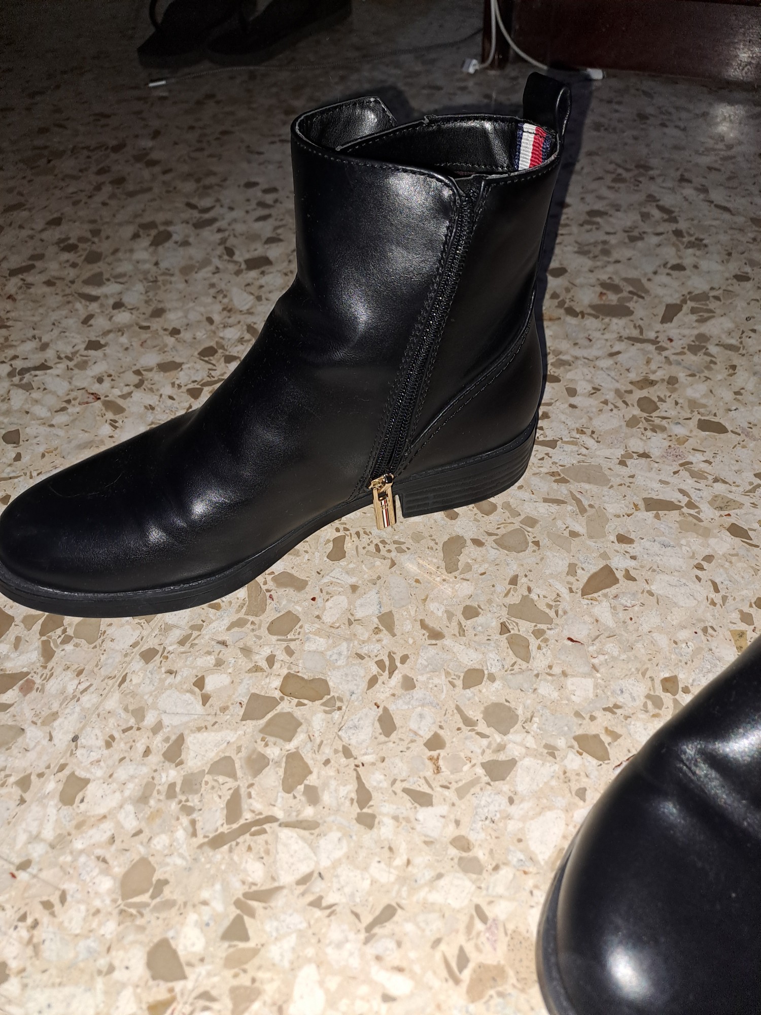 zapatos para mujer - Botas Negra 7  tommy hilfiger de mujer 2