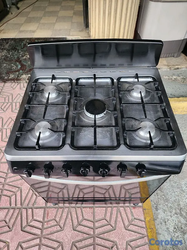 cocina - estufa discovery de 30 negra parrilla reforzada  2