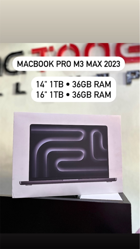 computadoras y laptops - MacBook Pro M3 Max 14" • 16" 1TB SSD 36GB RAM 2023 SELLADAS🔥