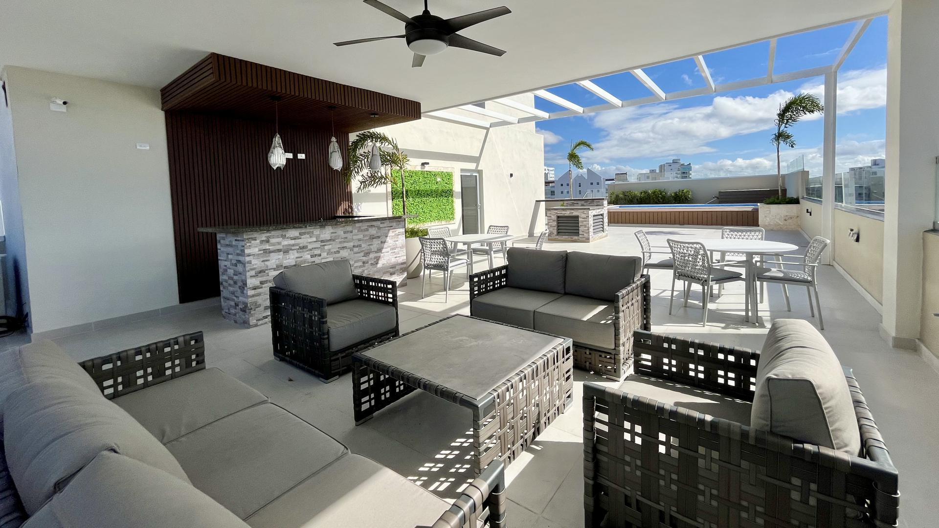 apartamentos - Apartamento de 2 habitaciones en Alquiler en Naco, Santo Domingo