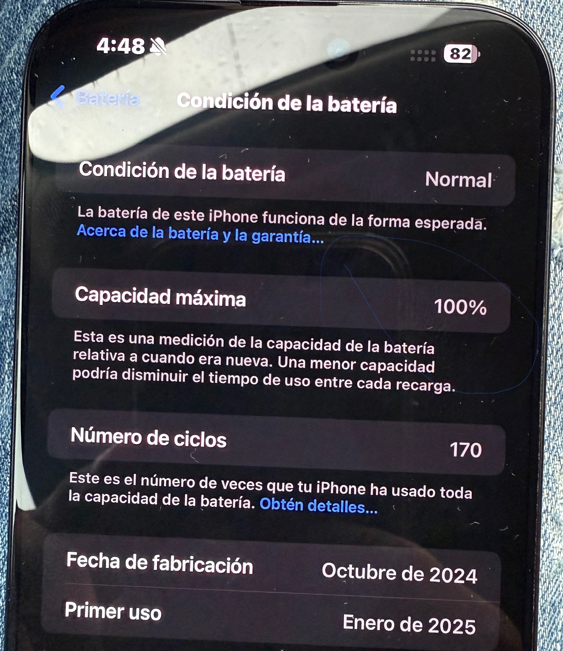 celulares y tabletas - iPhone 16 Pro Max, 256 GB. E SIM; Batería al 100. RD$50,000. 5