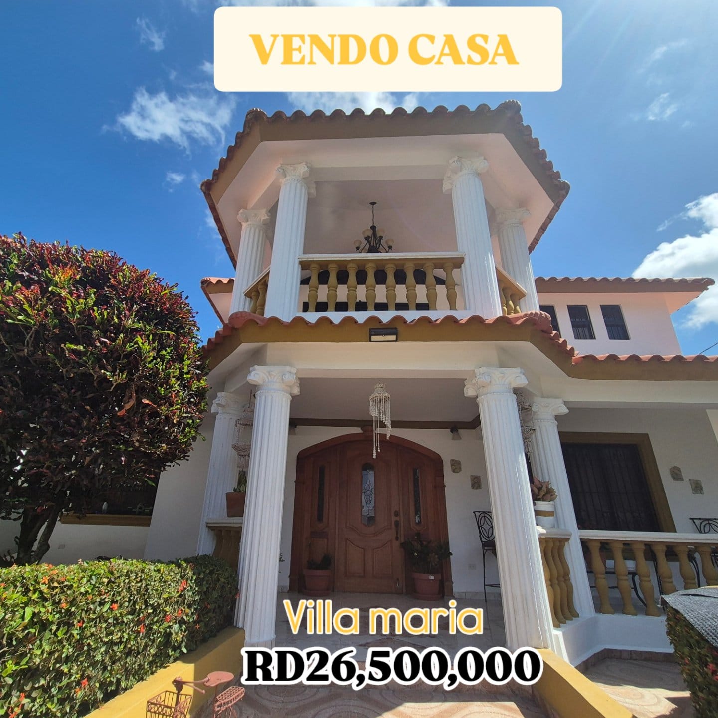 casas - Espaciosa Casa de Venta en Villa Maria, 2 Niveles