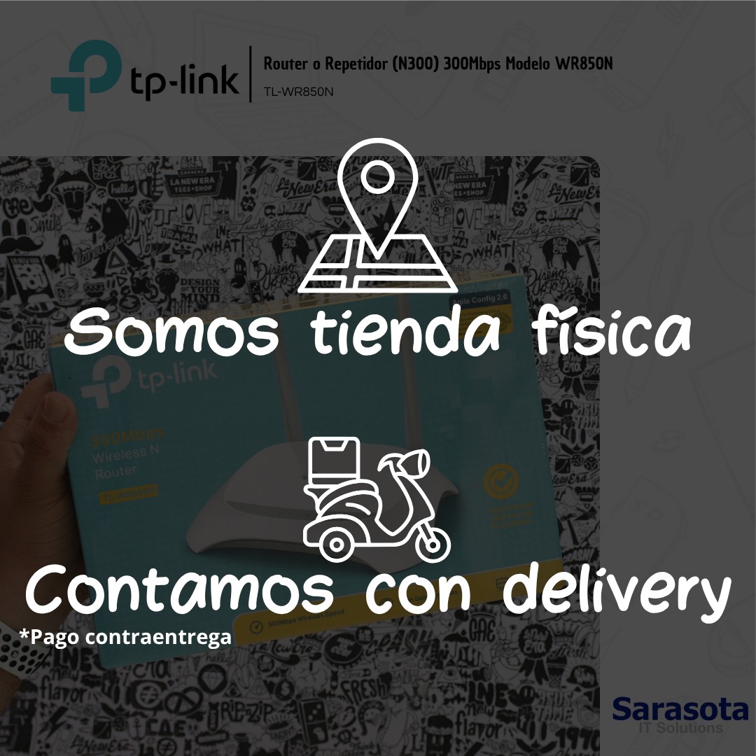 accesorios para electronica - TP-Link Router o repetidor WR850N 850N N300 3