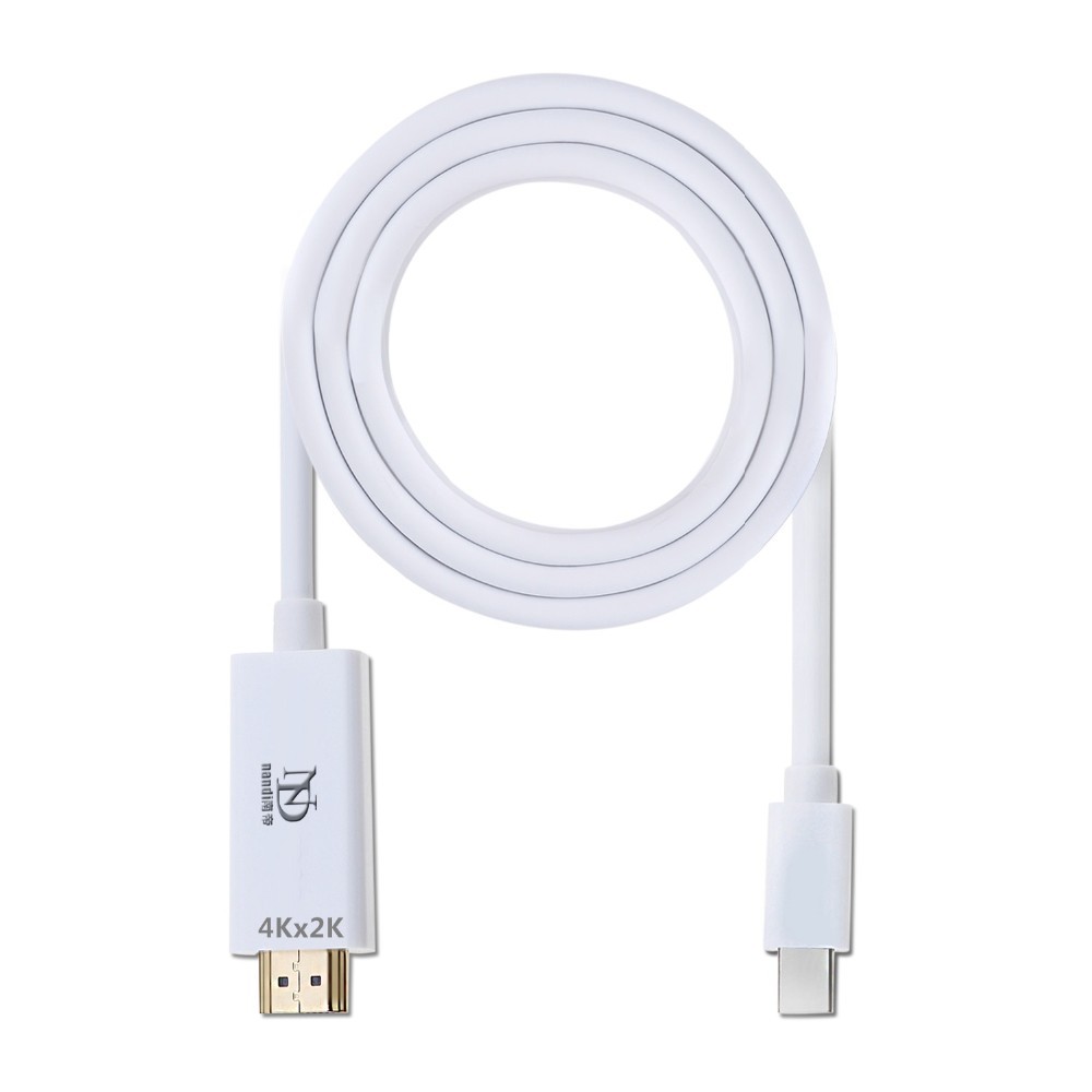 accesorios para electronica - Cable adaptador de mini DisplayPort macho a HDMI macho