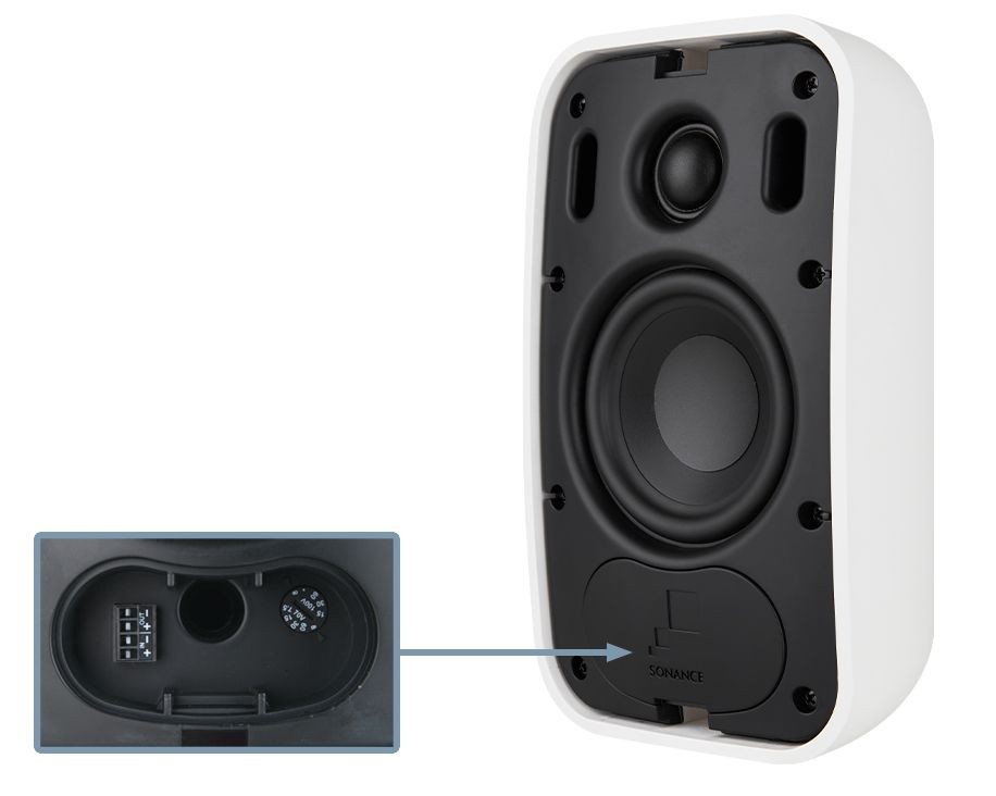 otros electronicos - Bocina Sonance Professional Series 4" Surface Mount Speaker