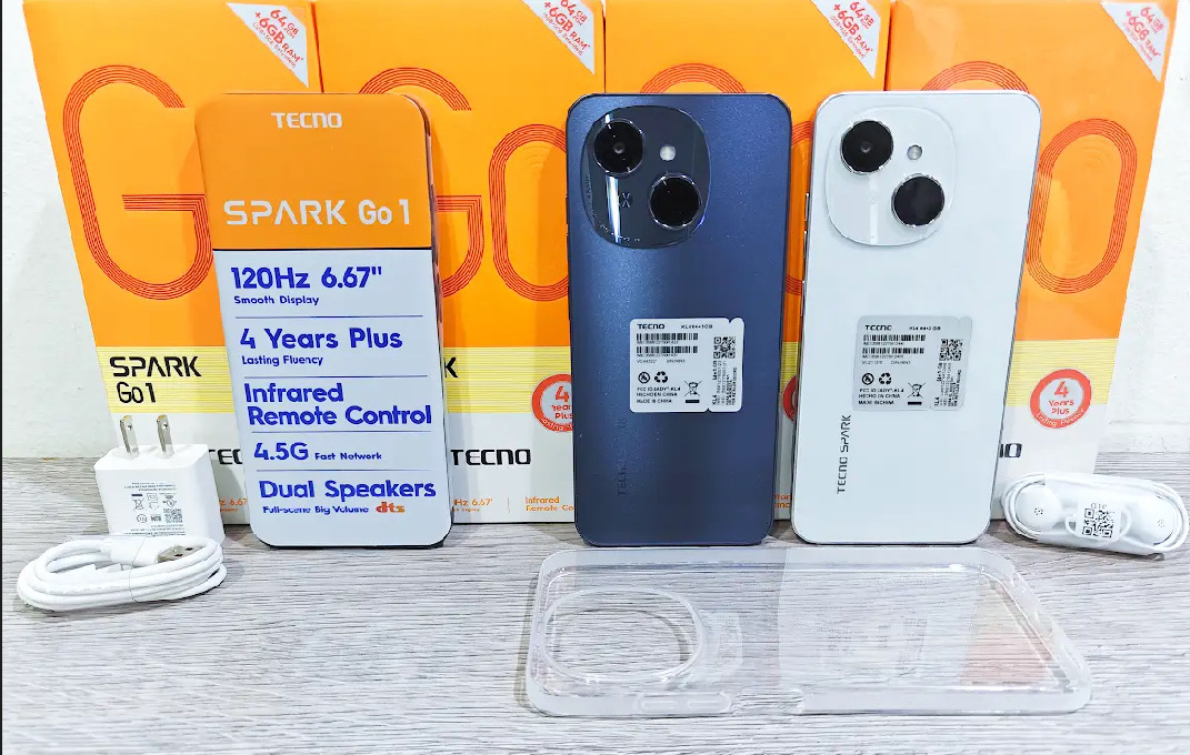 celulares y tabletas - TECNO SPARK GO 1 2025 (128GB, 6.67" 120HZ, 8GB RAM 4+4)