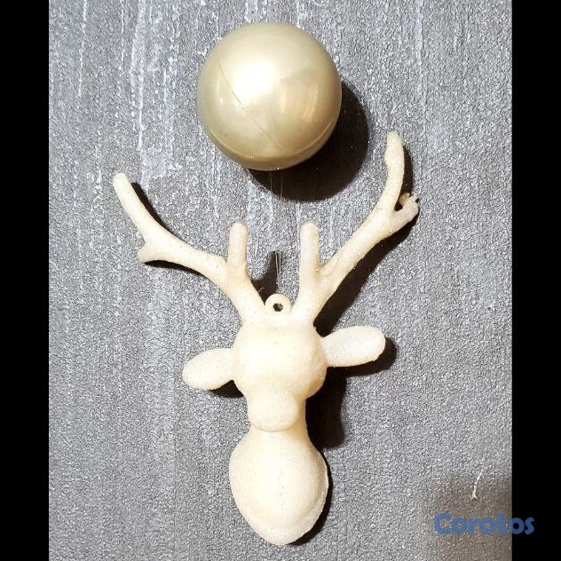 decoración y accesorios - Adorno de navidad (Pared o árbol). Piñones y venad 4