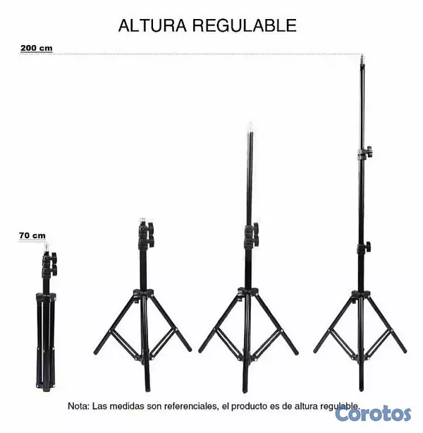 otros electronicos - Aro de luz de 10 pulgadas con trípode, ideal para instagram, tik tok, youtube 4