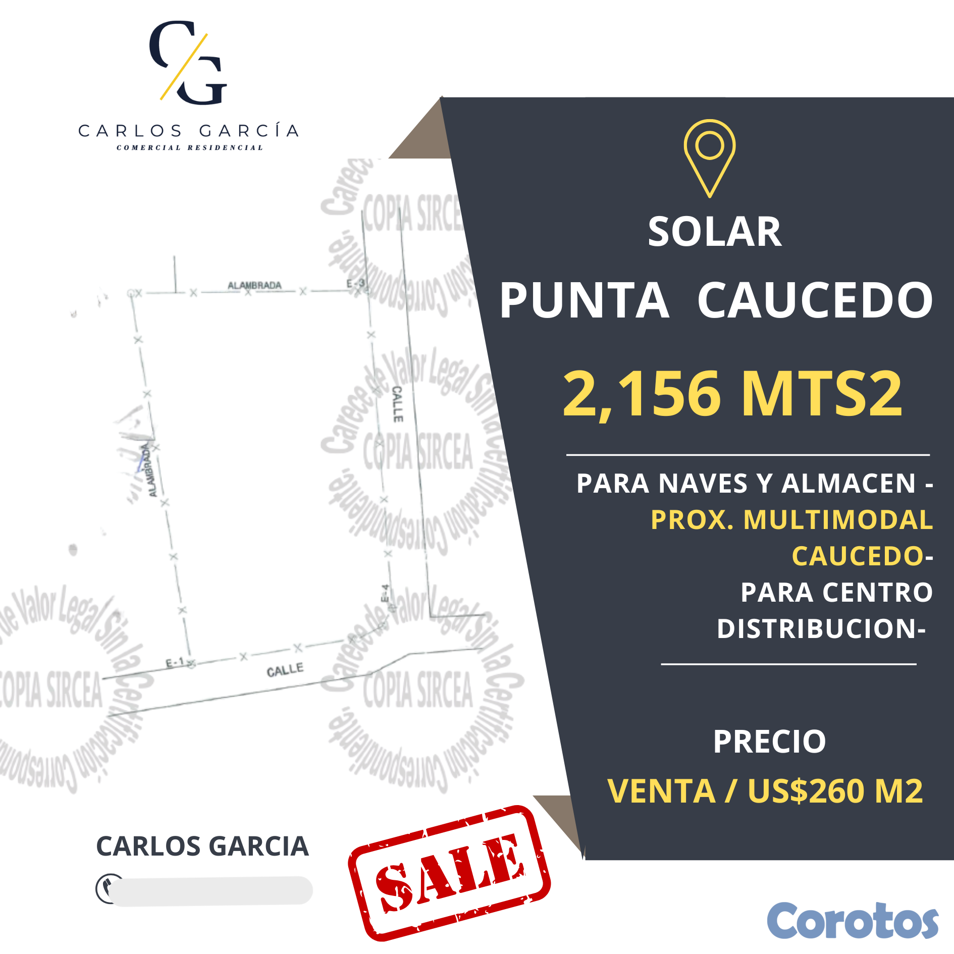 solares y terrenos - Solar Terreno Punta Caucedo, Boca Chica Sto. Dgo. 