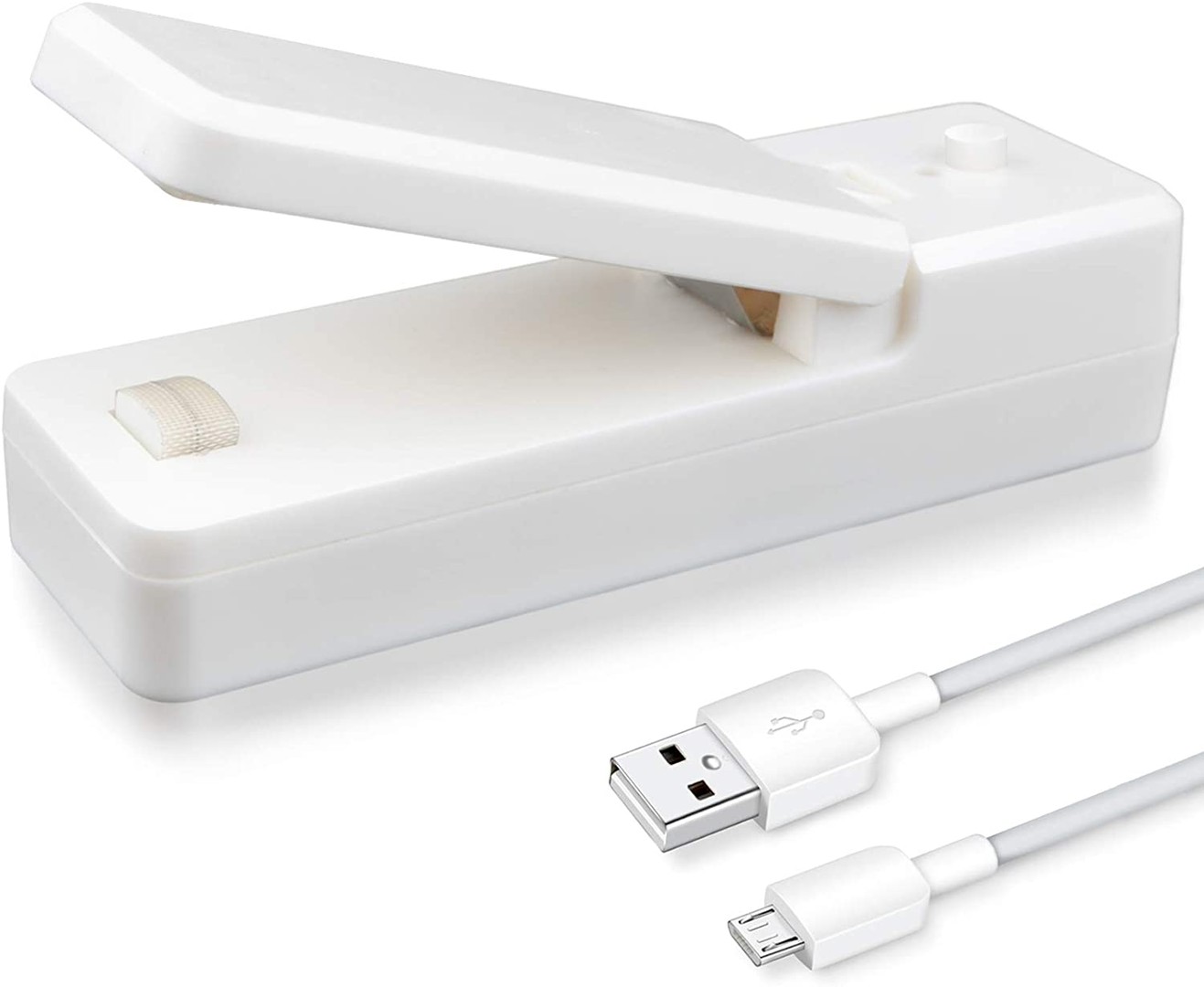 accesorios para electronica - Mini máquina selladora portátil de carga USB para fundas bolsas plasticas 2