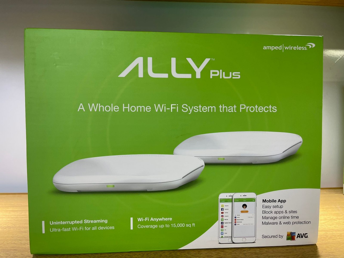 ROUTER / EXTENDER SMART WI-FI (ALLY-0091 K) ALLY PLUS AMPED