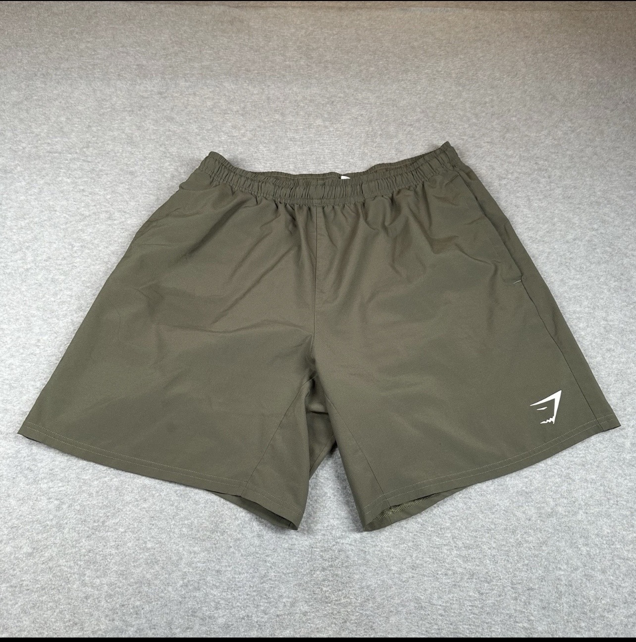 ropa para hombre - Gymshark Shorts Mens L Stretch Performance Running Logo Green Training