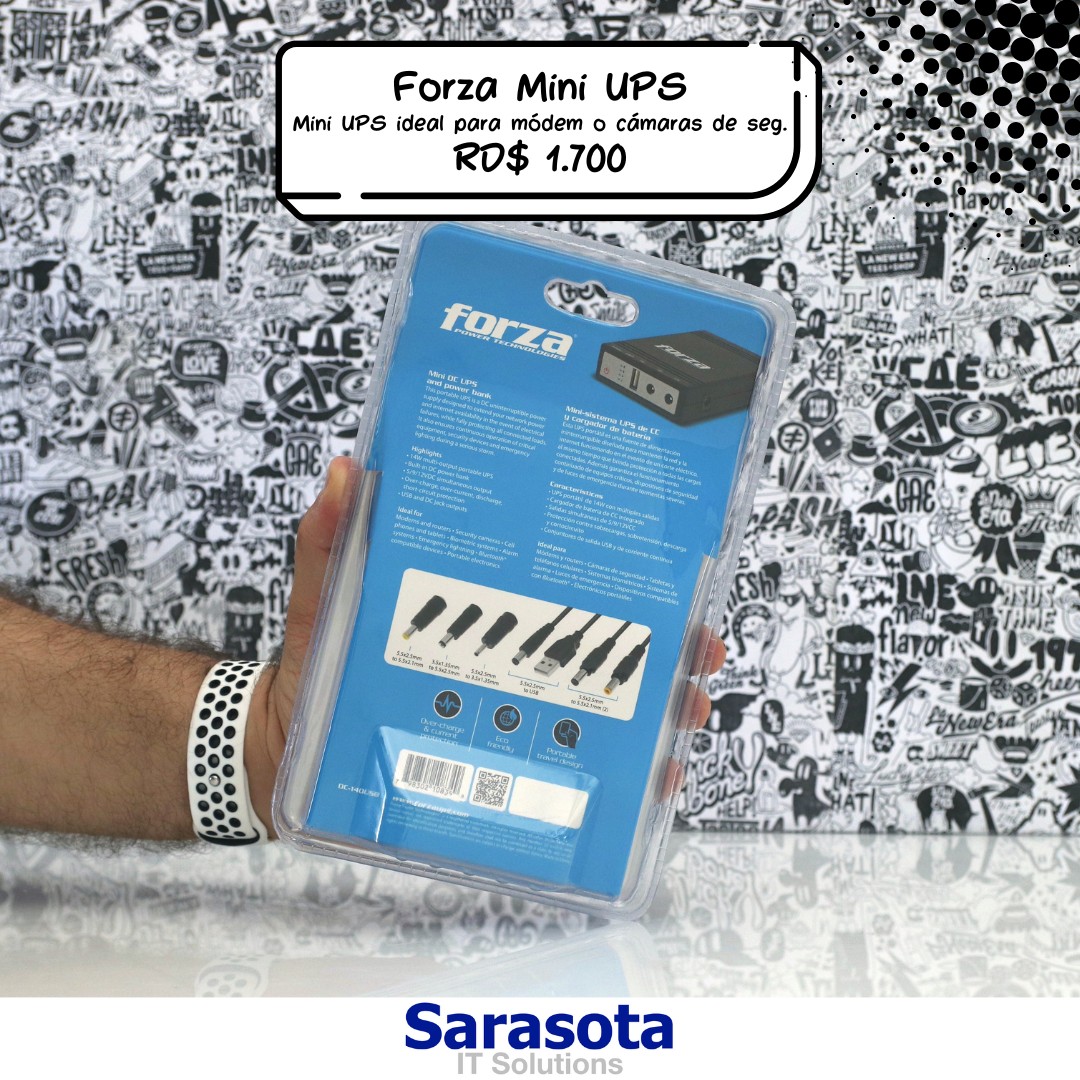 accesorios para electronica - Mini UPS Forza (Ideal para modem y router) 1