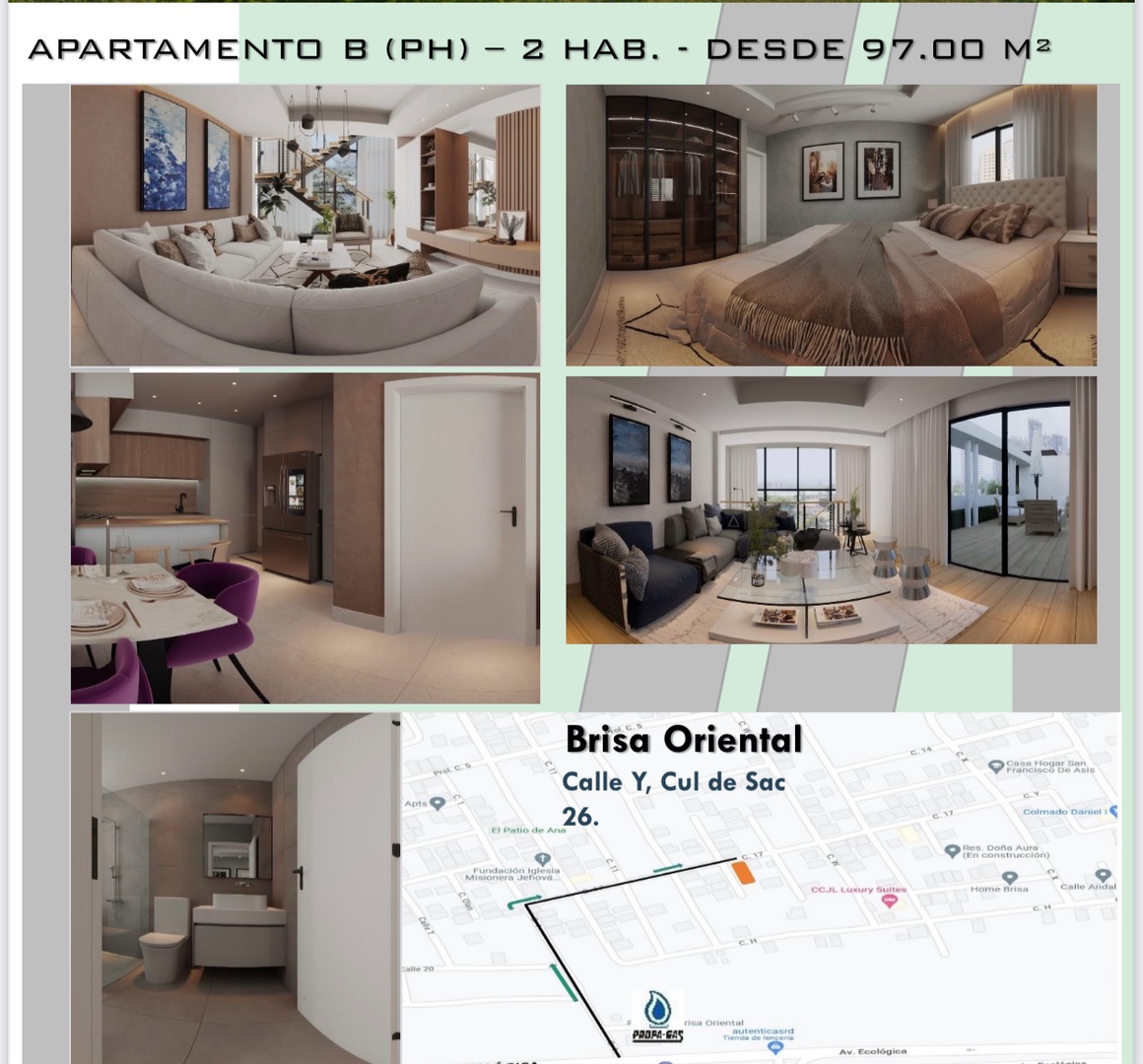 apartamentos - Venta de apartamento en la autopista de san Isidro brisa oriental  5