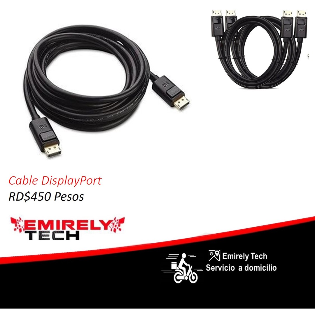 accesorios para electronica - Cable DisplayPort

