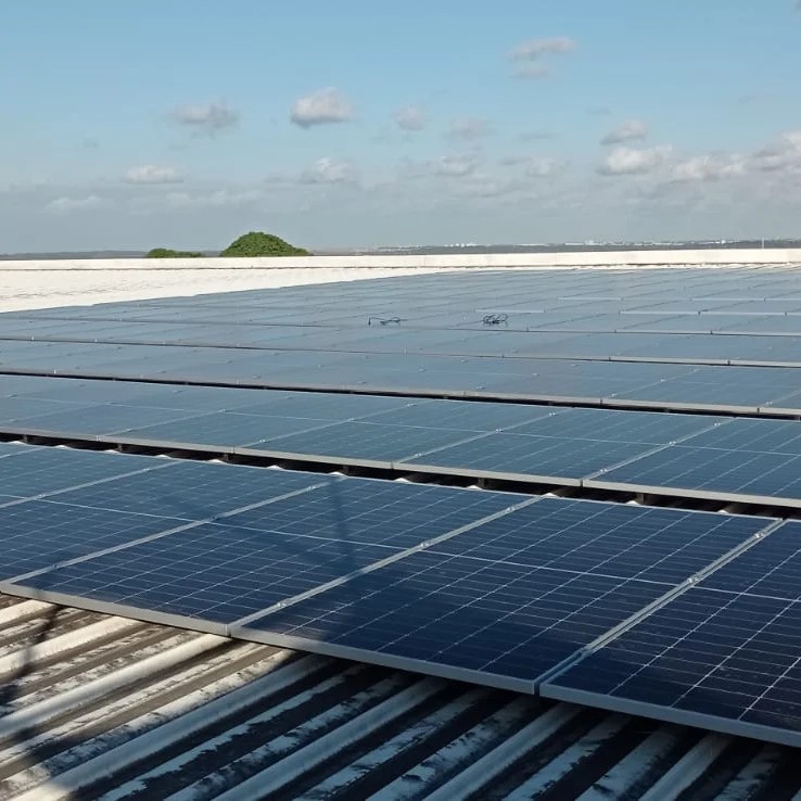 plantas e inversores - Panel solar monocristalinos tecnología PERC 550W Italiano  3