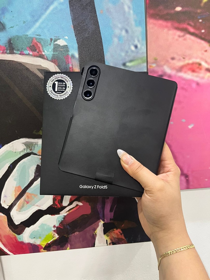celulares y tabletas - SAMSUNG GALAXY Z FOLD 5 PHANTON BLACK INTERNACIONAL DUAL SIM 12GB RAM/512GB  2