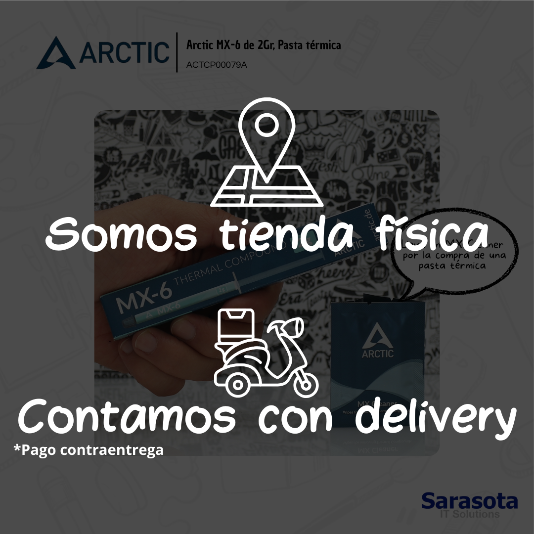 accesorios para electronica - Pasta térmica Arctic MX-6 de 2gr. mas regalo  2