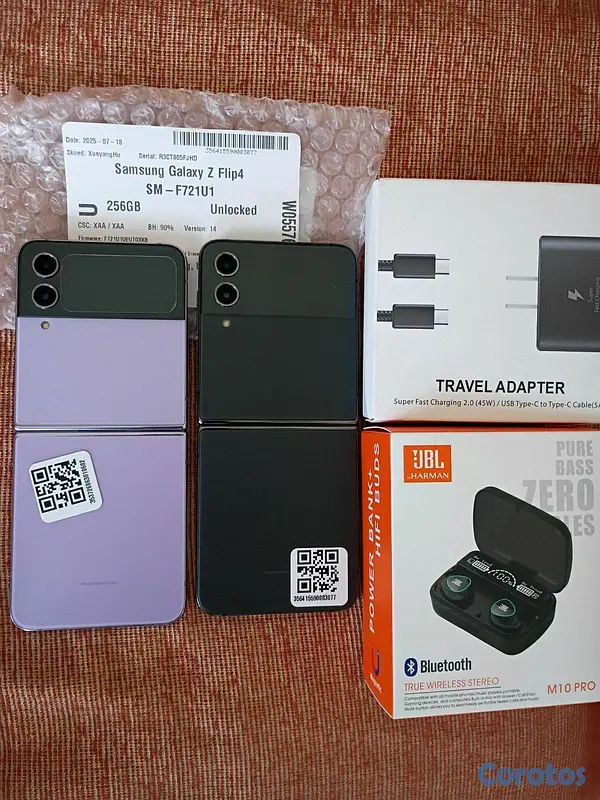 celulares y tabletas - Samsung galaxy flip 4 de 256gb desbloqueado de fabrica en excelente condiciones  6