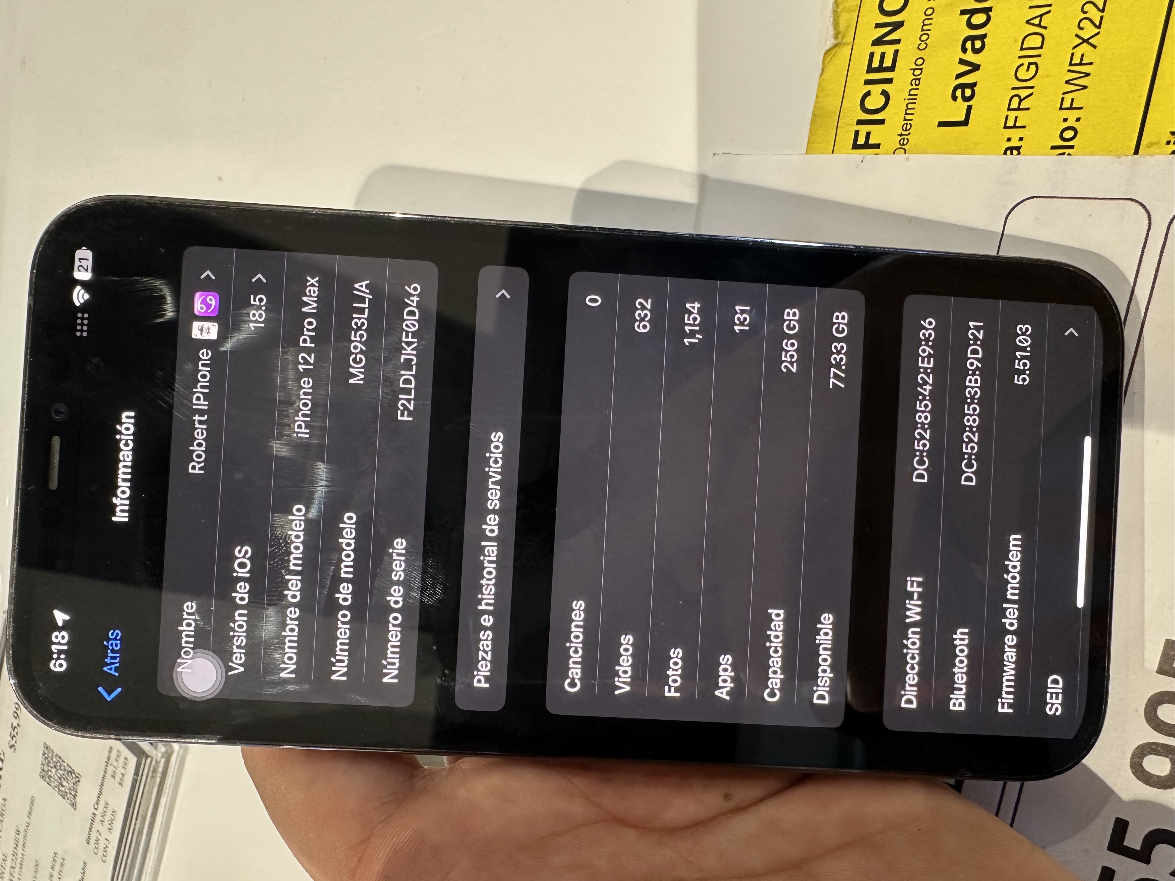celulares y tabletas - iPhone 12 Pro Max 256gb 1