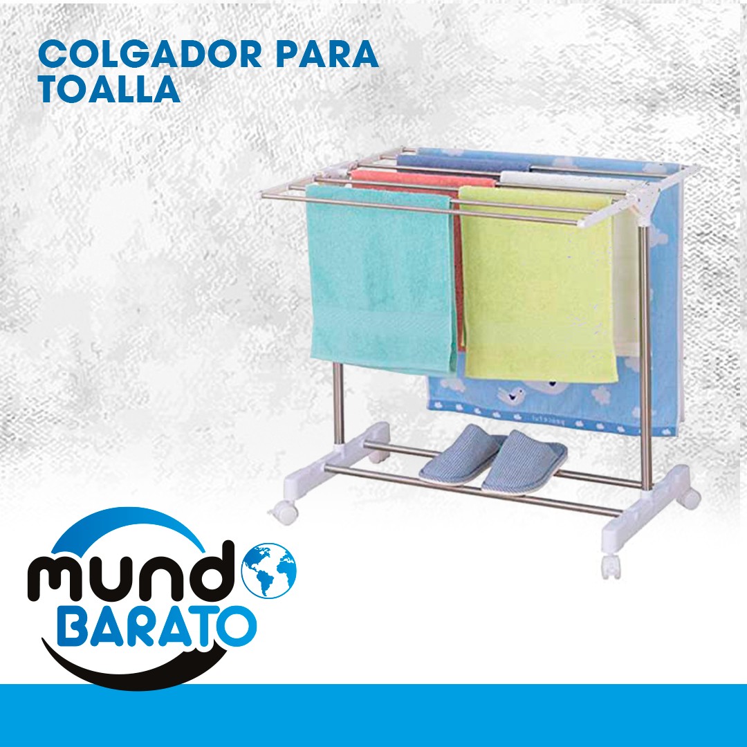 decoración y accesorios - Tendedero colgador rack de 6 toallas ideal para salon peluquerias   0