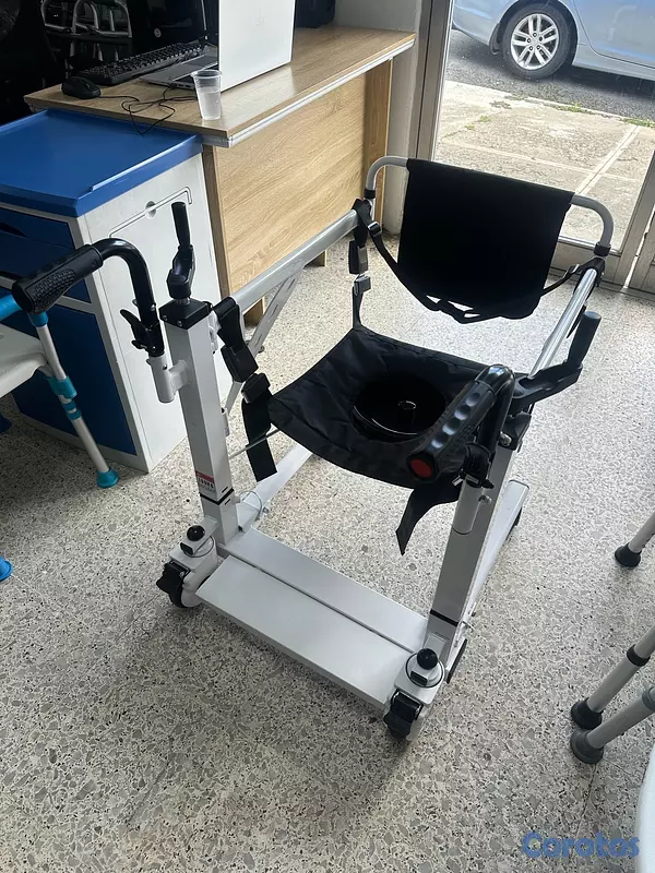 Salud y Equipamiento Médico - silla de transferencia Manual 200 libra aguanta  4