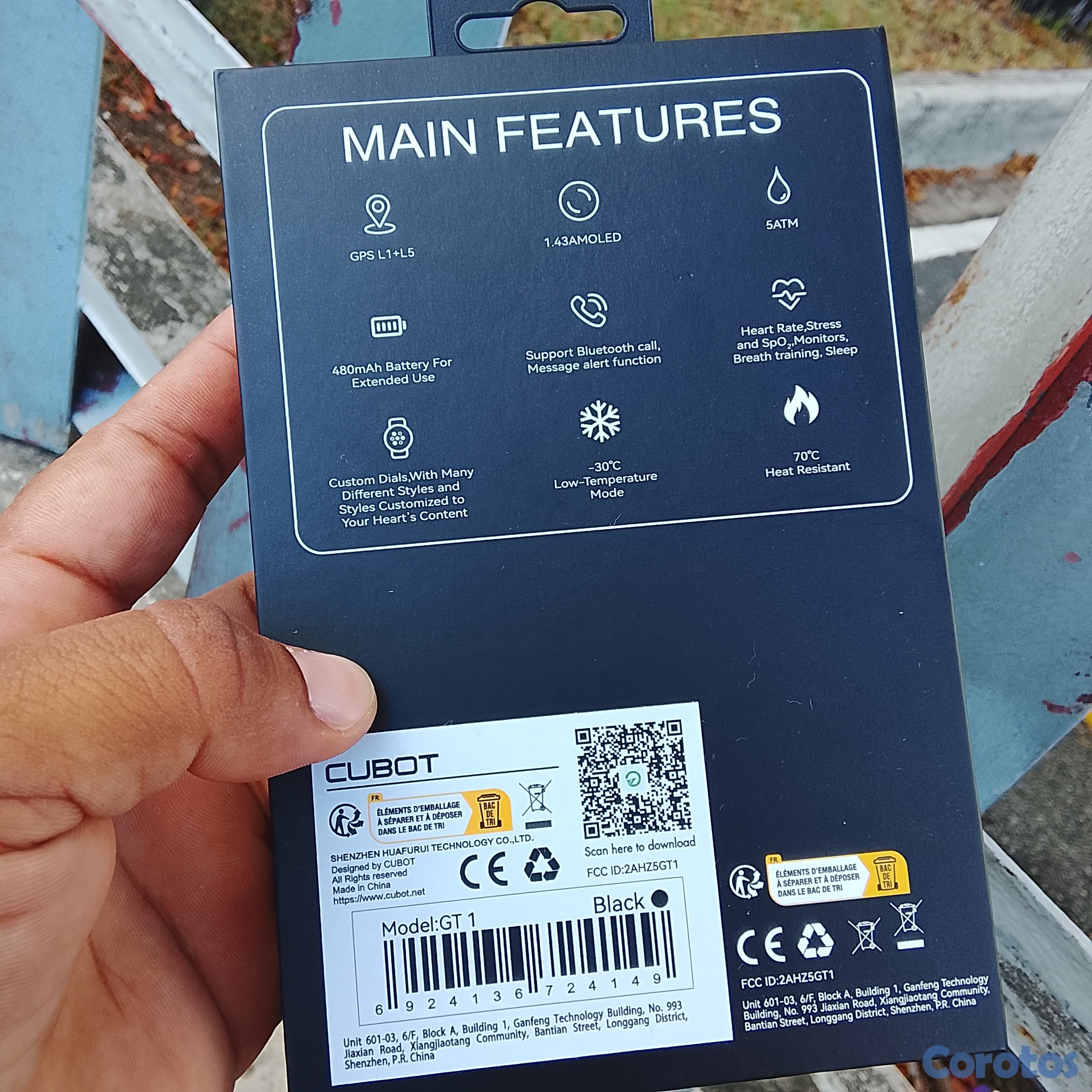 celulares y tabletas - Reloj Smartwatch CUBOT Resistencia 5ATM  6