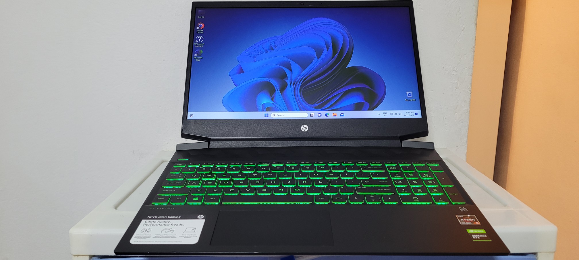 computadoras y laptops - Laptop Hp Gaming Ryzen 5 Ram 16gb ddr4 Disco 512gb SSD GTX 1650 4gb Dedicada