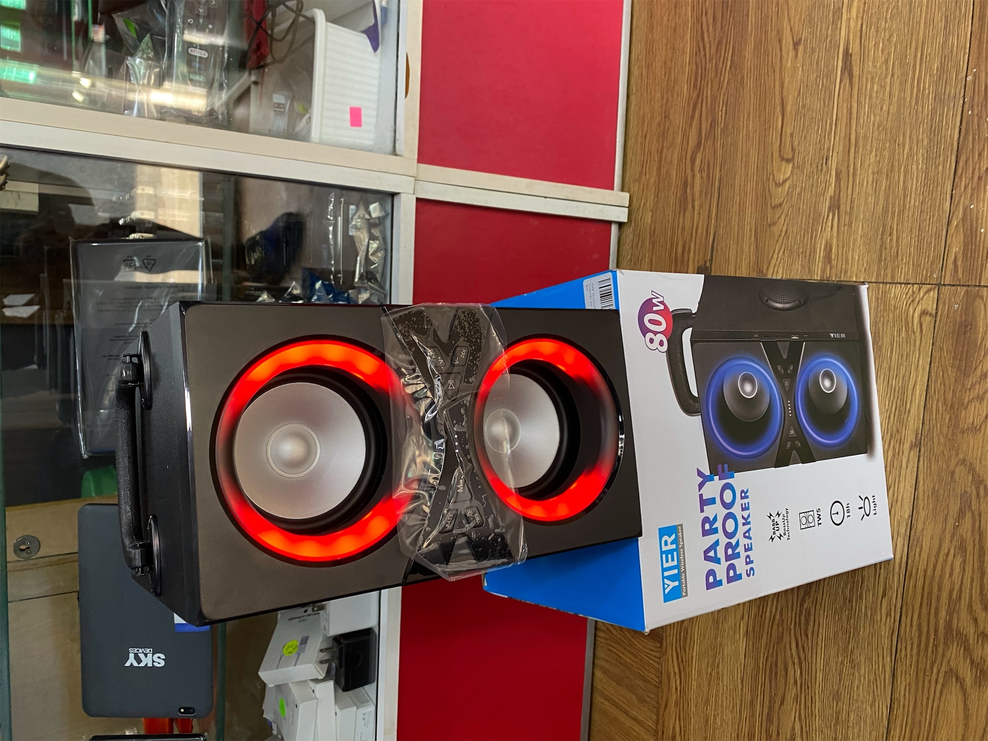 camaras y audio - YIER Party Proof 80w Portable Bluetooth Speaker, Wireless TWS 5
